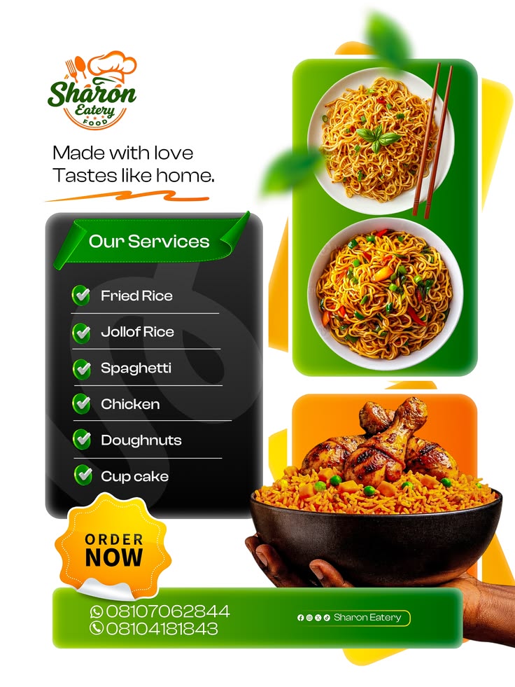 Affiche publicitaire réalisée par YOSSI NETGROUP — Sharon Eatery